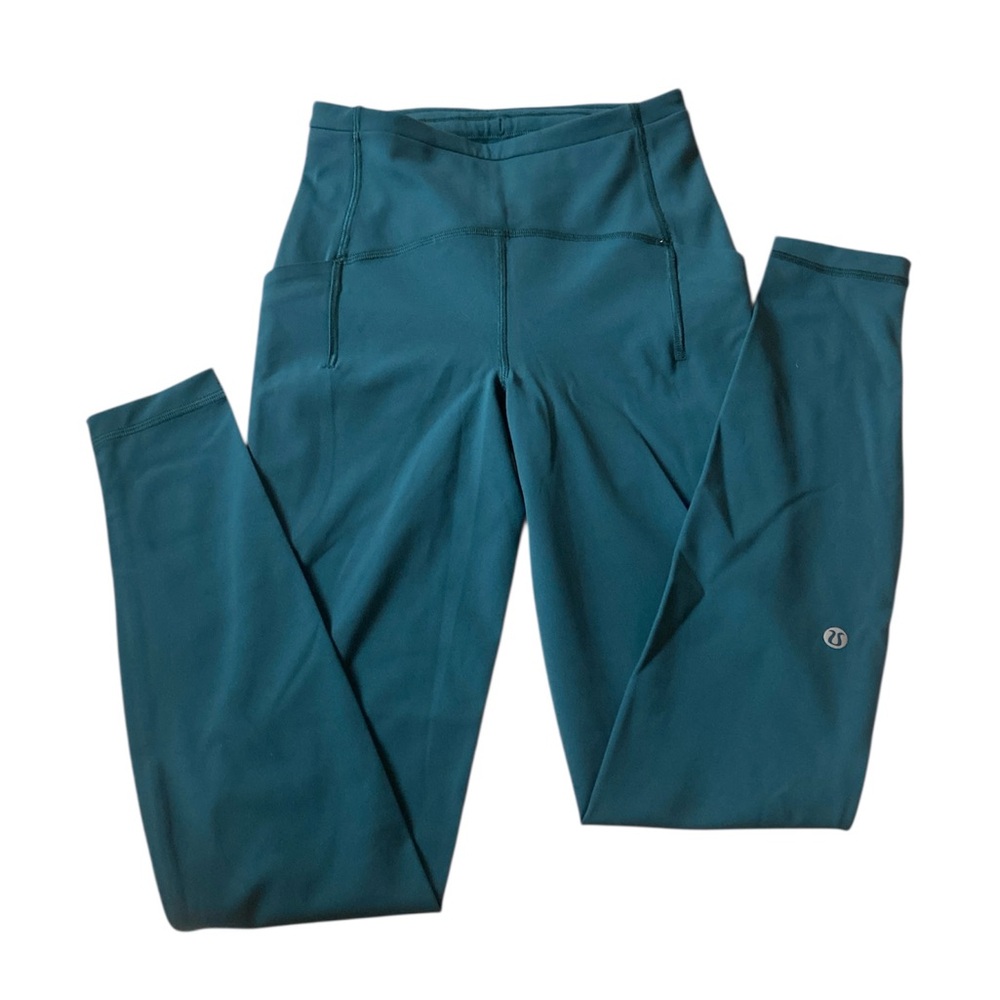 Lululemon Invigorate High Rise in Teal Lagoon NWOT